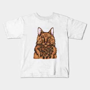 Cat Face Kids T-Shirt